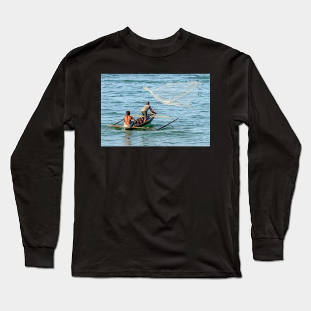 Net Fishing Long Sleeve T-Shirt by fotoWerner